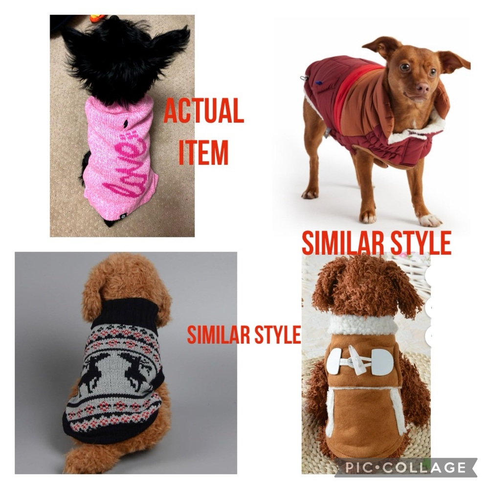 2x 👯‍♀️Host Pick⚡️ Lot of 4 XS Dog Sweater and Jackets